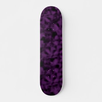 Purple And Black Mottled Skateboard Deck by ReflectionsOfColor at Zazzle