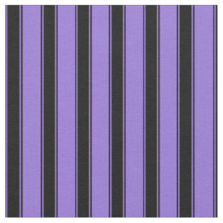Purple and Black Striped Pattern Fabric