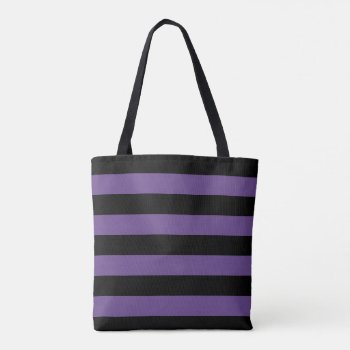 Purple And Black Tote Bag by HolidayFun at Zazzle