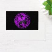 Purple and Black Yin Yang Dragons (Desk)