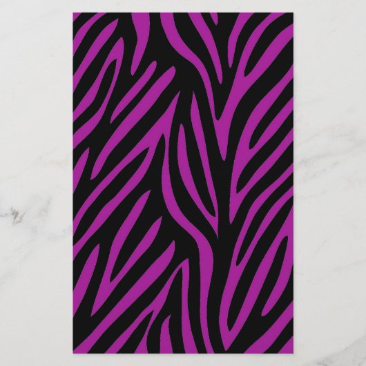 Purple and Black Zebra Print (Front)