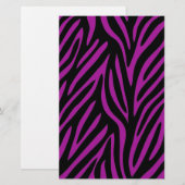 Purple and Black Zebra Print (Front/Back)