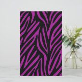 Purple and Black Zebra Print (Standing Front)