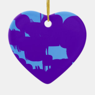 purple and blue 788212 abstract art ceramic ornament