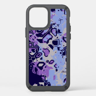 purple and blue abstract speck iPhone 12 pro case