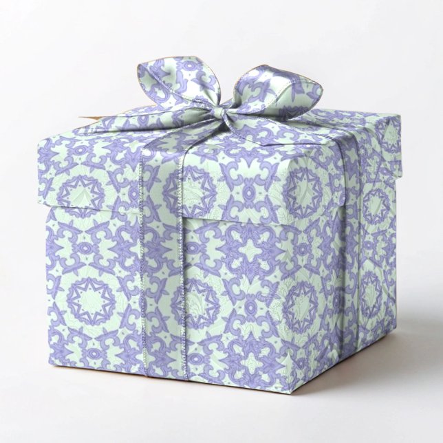 Purple And Blue Abstract  Wrapping Paper (Creator Uploaded)