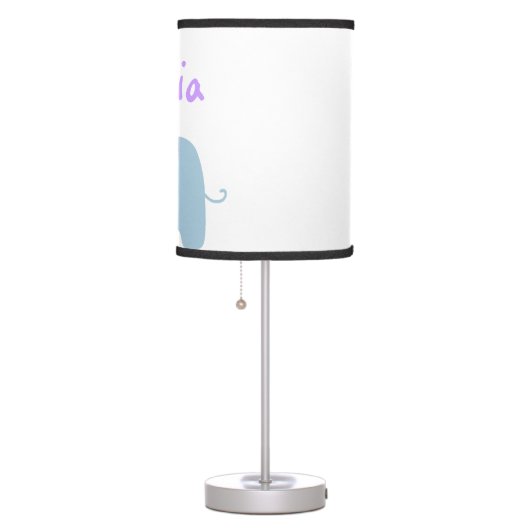 Purple and Blue Baby Elephant Lamp (Right)