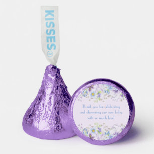 Purple and Blue Floral Boy Shower Hershey®'s Kisses®