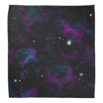 Purple and Blue Galaxy Bandana Purple and Blue Galaxy Bandana