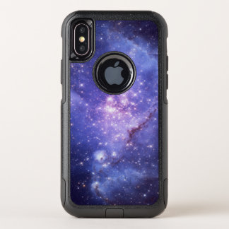 Purple and Blue Galaxy OtterBox Commuter iPhone XS Case