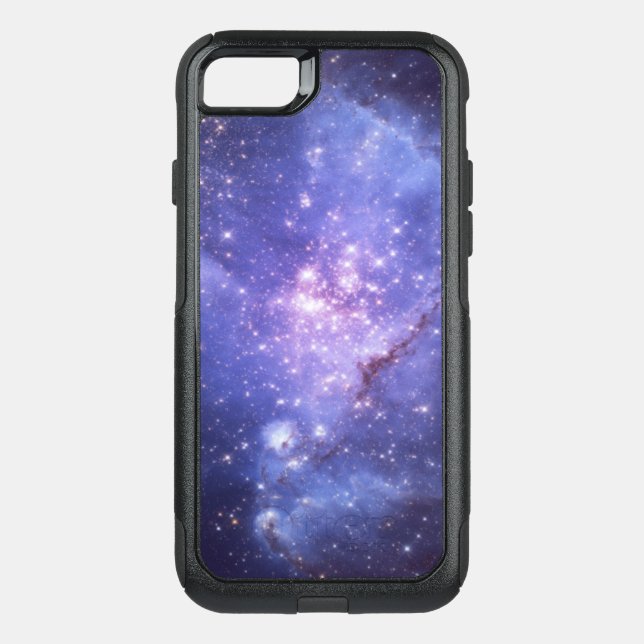 Purple and Blue Galaxy Otterbox iPhone Case (Back)