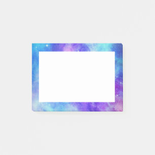 Purple and Blue Galaxy Space Abstract Post-it Notes