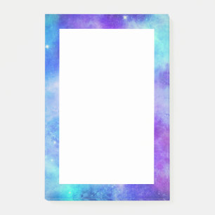 Purple and Blue Galaxy Space Abstract Post-it Notes