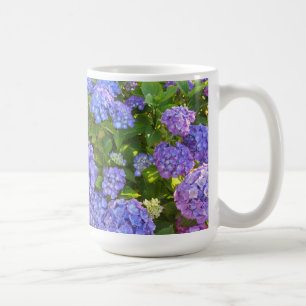 Purple and Blue Hydrangeas Coffee Mug