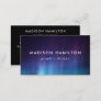 Purple and Blue Northern Lights Business Card