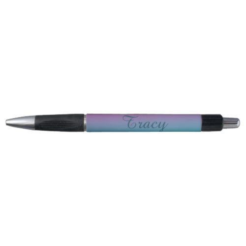 Purple and blue ombre pen
