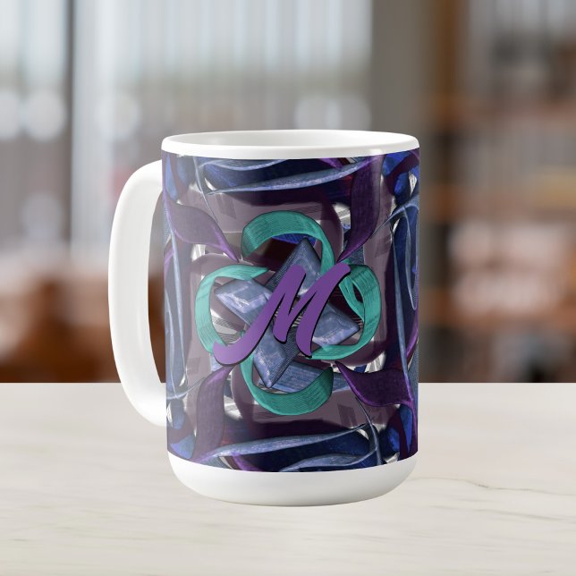 Purple and Blue Swirls  Coffee Mug (Creator Uploaded)