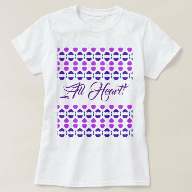 Purple and blue T-Shirt (Design Front)