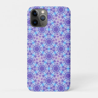 Purple and Blue Tie Dye Pattern iPhone 11 Pro Case
