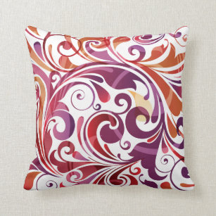 Purple And Brown Decorative & Throw Pillows | Zazzle