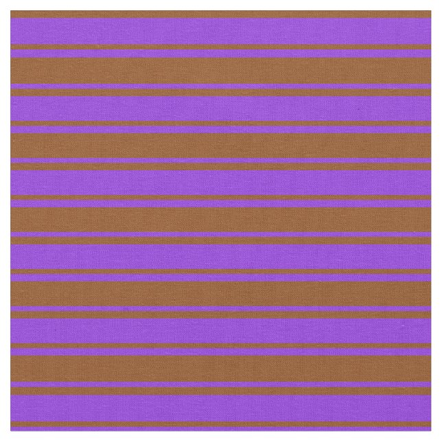 Purple and Brown Colored Lines Fabric (Close Up)
