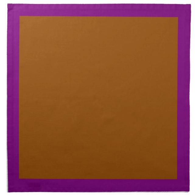Purple and Brown Napkins (Front)