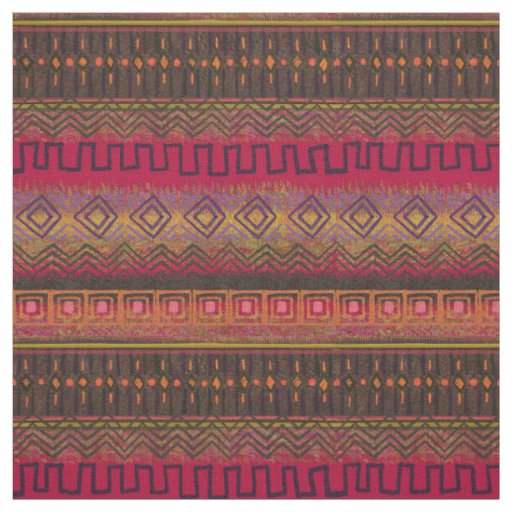 Purple and Brown Ombre Mud Cloth Style