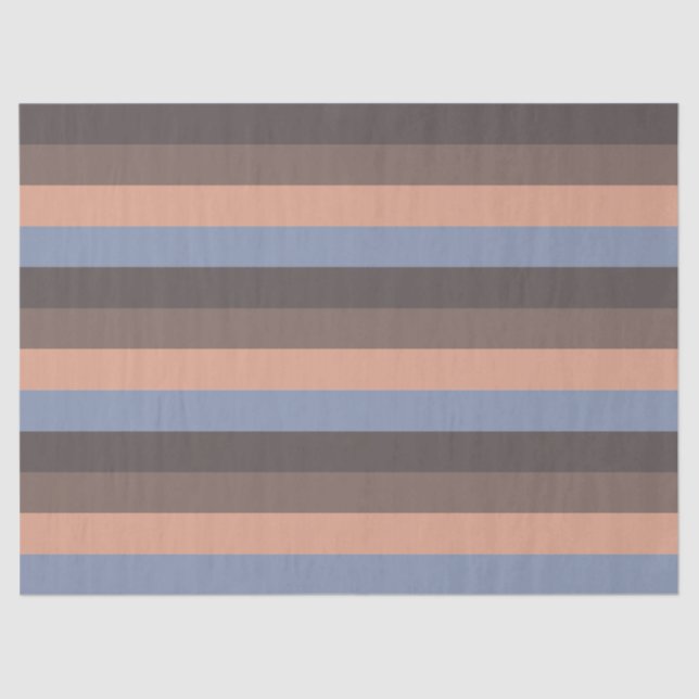 Purple and brown stripe tissue paper (Front)