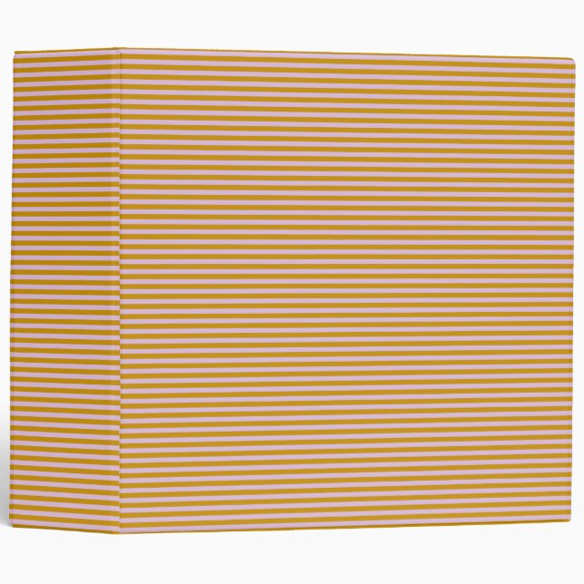 Purple and brown stripes 3 ring binder (Front/Spine)