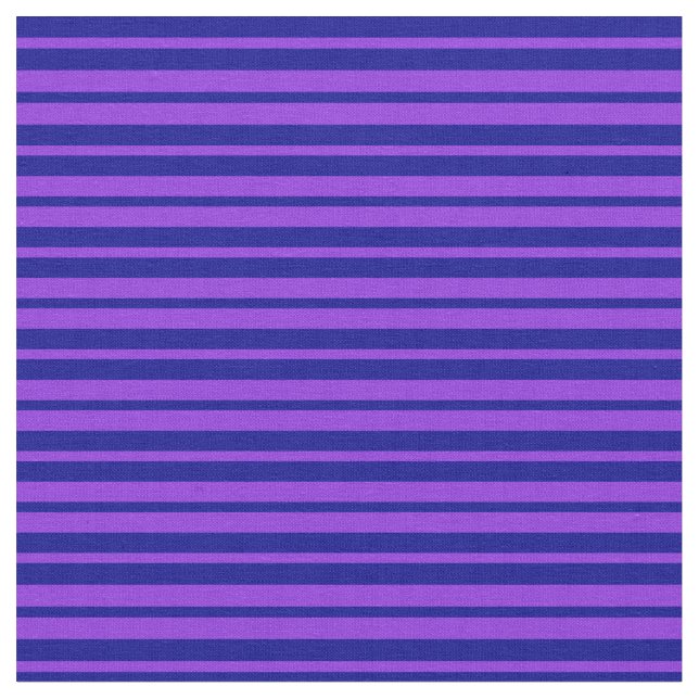 Purple and Dark Blue Pattern of Stripes Fabric (Close Up)