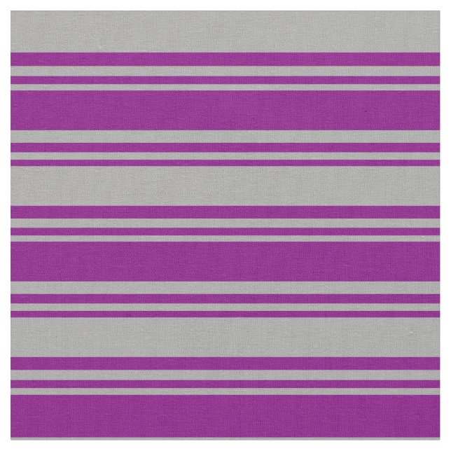 Purple and Dark Grey Colored Pattern Fabric (Close Up)