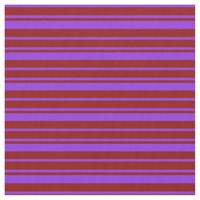Purple and Dark Red Pattern of Stripes Fabric (Close Up)