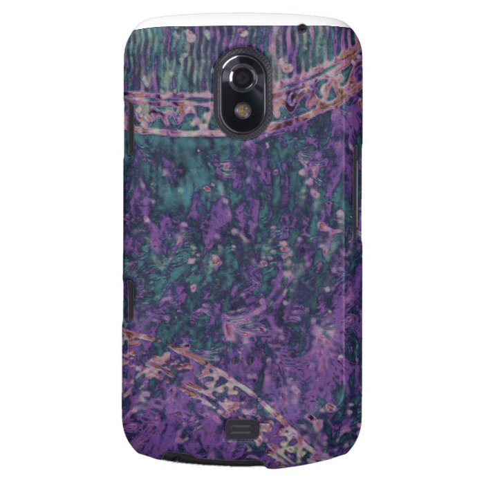 Purple and Emerald Batik Android Phone Case Samsung Galaxy Nexus Cover