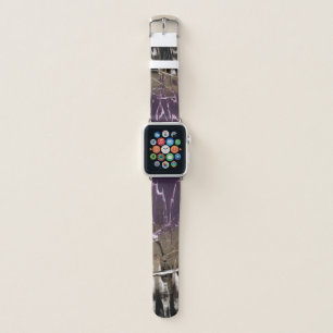 Purple and Gold Apple Watch Band