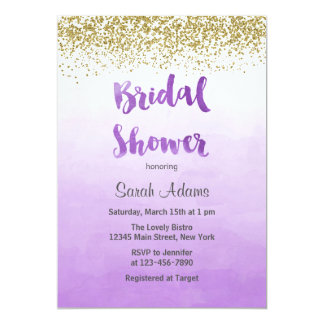 Lavender Bridal Shower Invitations 2