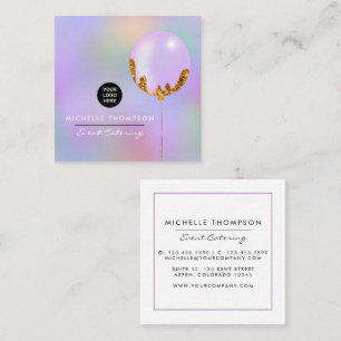 Purple and Gold Business Card