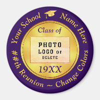 Purple and Gold, Cheap Class Reunion Gifts,