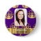 Purple and gold crown personalized photo
