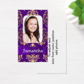 Purple and gold damask (Desk)