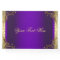 Purple and Gold Guest Book
