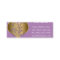 Purple And Gold Heart