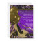 Purple and Gold High Heels Womans Birthday Party
