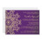 Purple and Gold Indian Inspired Bridal Shower