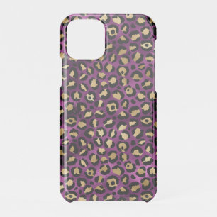 Purple and Gold Leopard Series Design 1 iPhone 11 Pro Case
