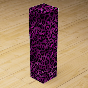 Purple and Gold Leopard Series Design 3 Wine Box