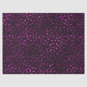 Purple and Gold Leopard Series Design 5 Tissue Paper