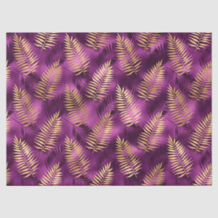 Purple and Gold Leopard Series Design 9 Tissue Paper