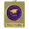 Purple and Gold Personalized Graduation Ornaments
