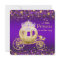 Purple and Gold Princess Carriage Baby Shower