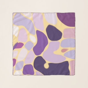 Purple and Gold Scarf